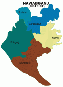 Chapainawabganj-Map